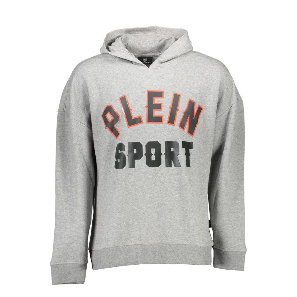 Plein Sport Gris Coton Hommes Sweatshirt