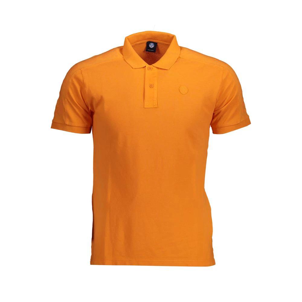 North Sails Arancione Cotton Men Polo by North Sails