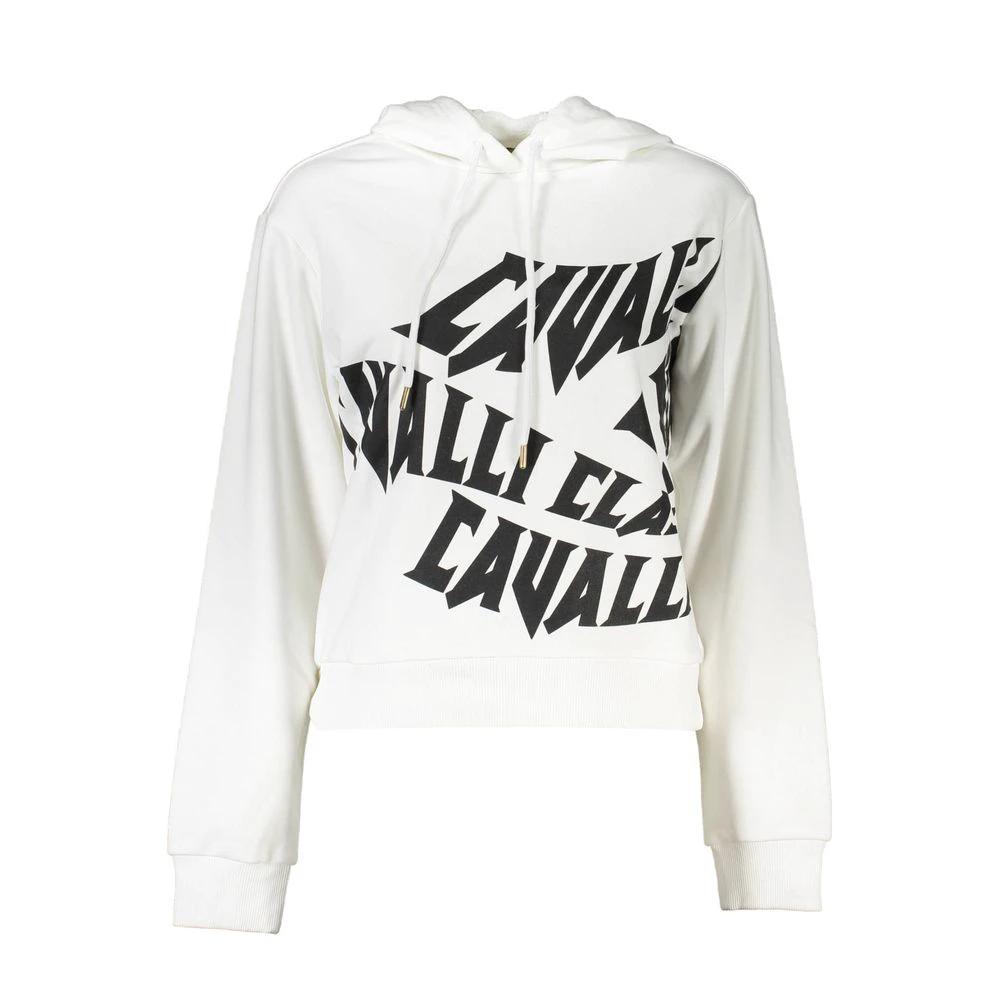 Cavalli Class White Cotton Women Sweater by Cavalli Class