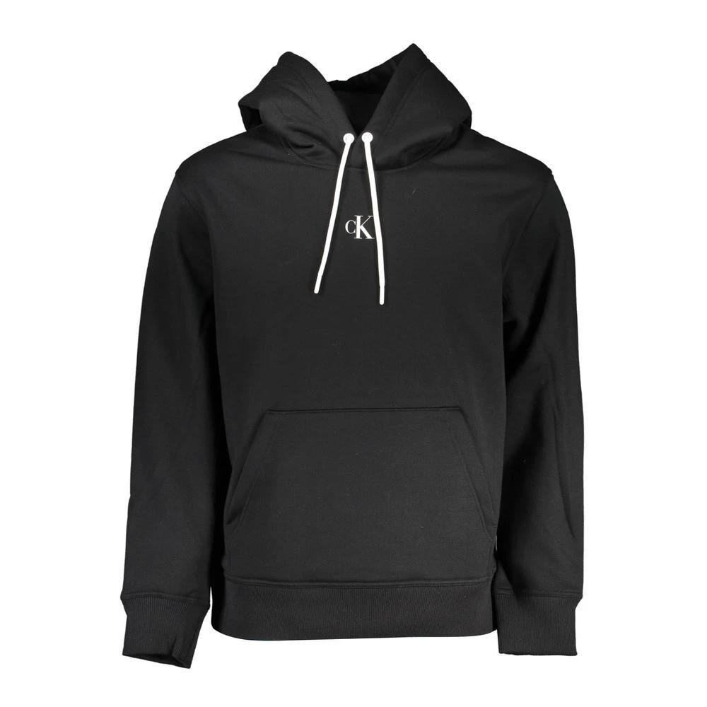 Calvin Klein Black Polyester Men's Sweatshirt Calvin Klein