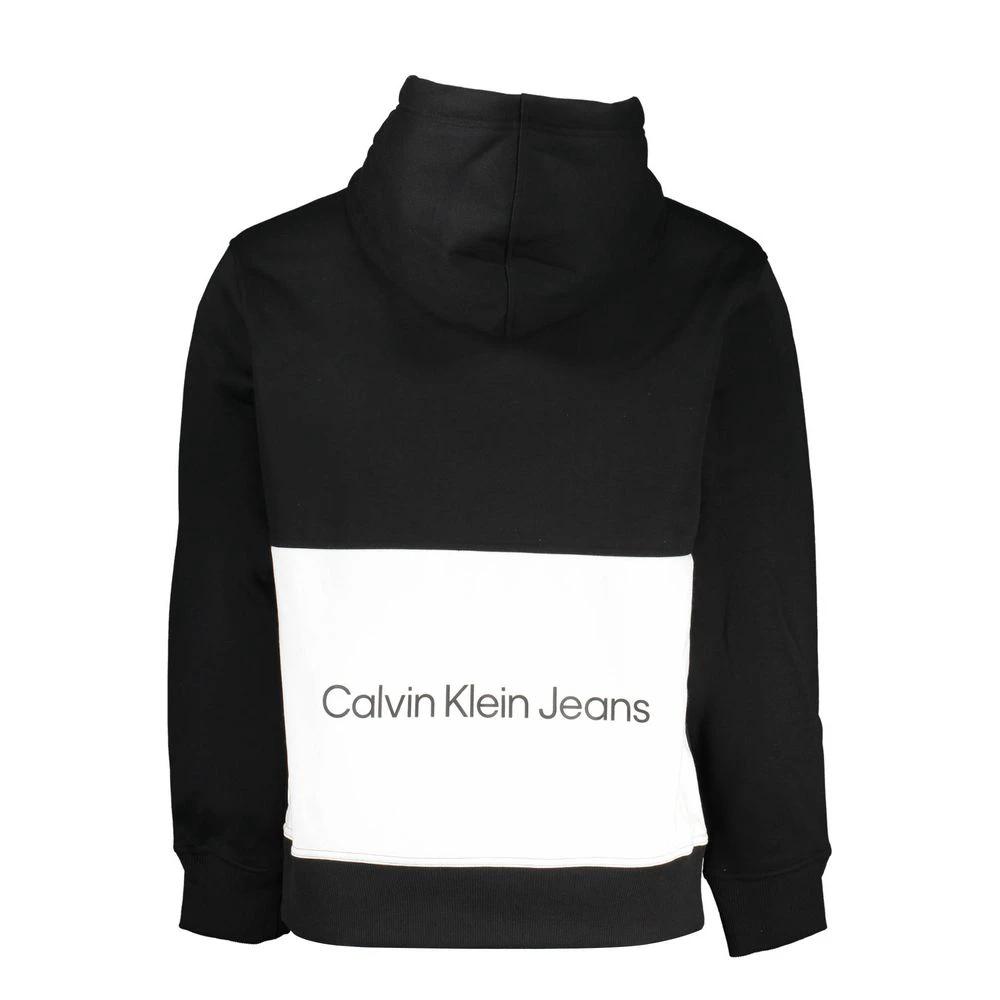Calvin Klein Black Polyester Men's Sweatshirt Calvin Klein