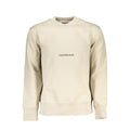 Calvin Klein Beige Cotton Men Sweatshirt