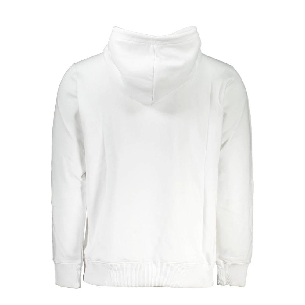 Calvin Klein White Cotton Men Sweatshirt Calvin Klein