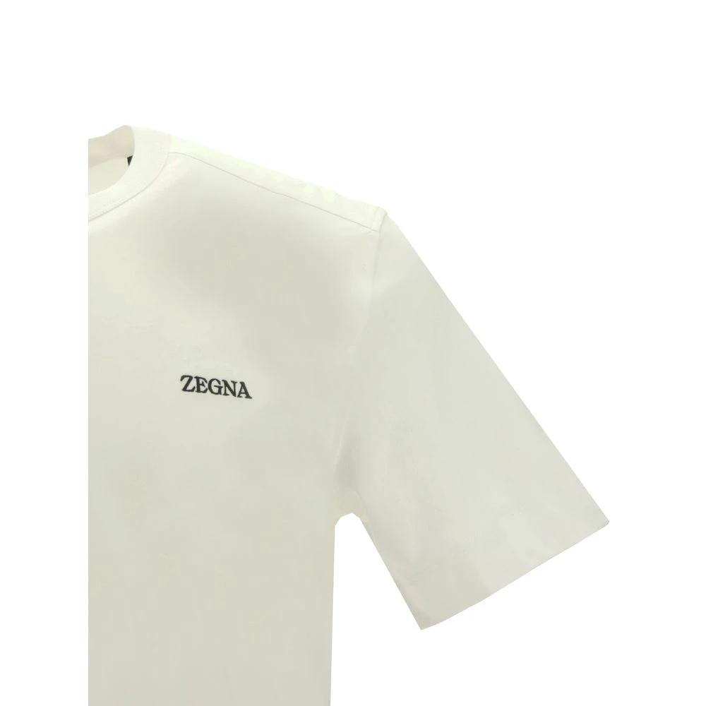 ZEGNA White Cotton T-Shirt by ZEGNA