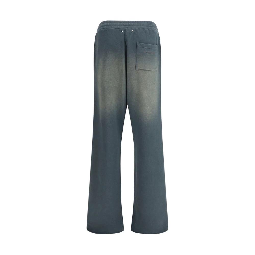 Golden Goose Blue Cotton Casual Pants by Golden Goose