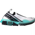 Dolce & Gabbana Black White Blue Slip On Sorrento Sneakers by Dolce & Gabbana