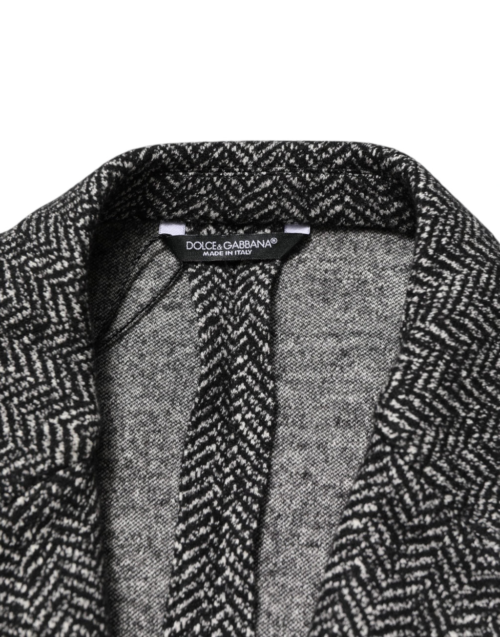 Dolce & Gabbana Black White Double Breasted Men Suit Blazer by Dolce & Gabbana