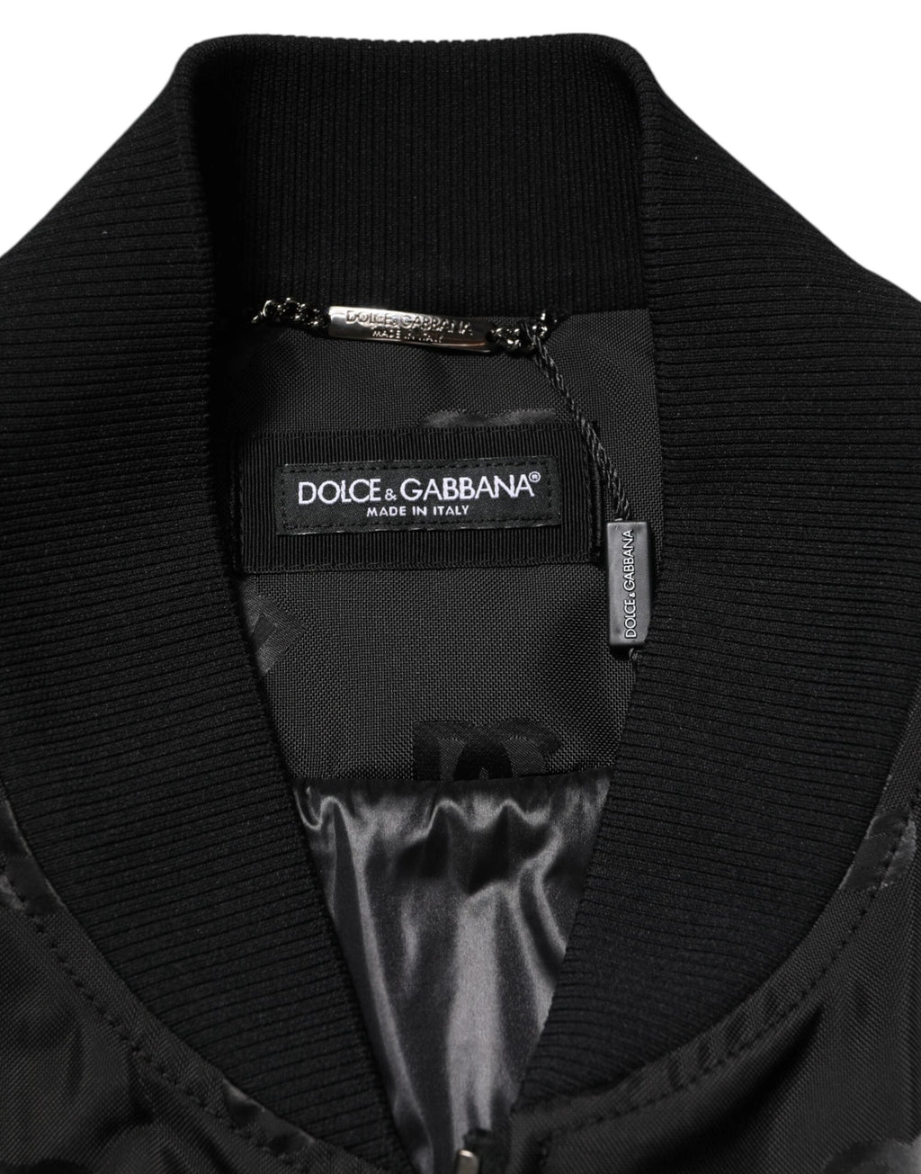 Dolce & Gabbana Black Cargo Windbraker Logo Mania Jacket by Dolce & Gabbana