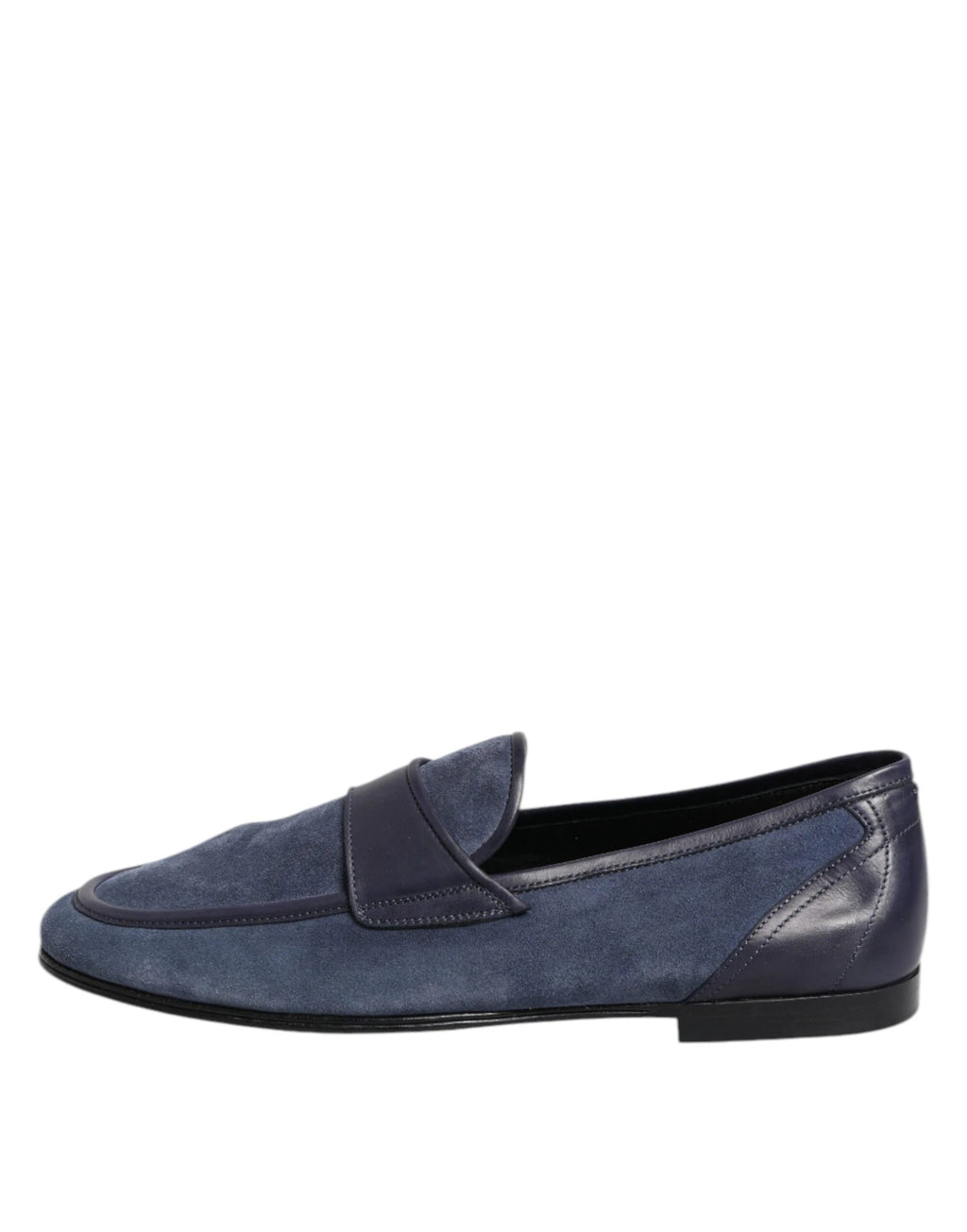 Dolce & Gabbana Blue Suede Leather Loafers Moccasin Shoes by Dolce & Gabbana