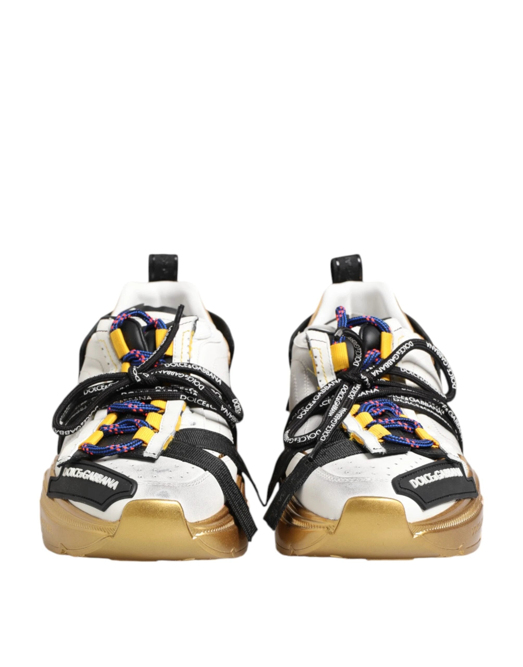 Dolce & Gabbana Multicolor Daymaster Low Top Sneakers Shoes by Dolce & Gabbana