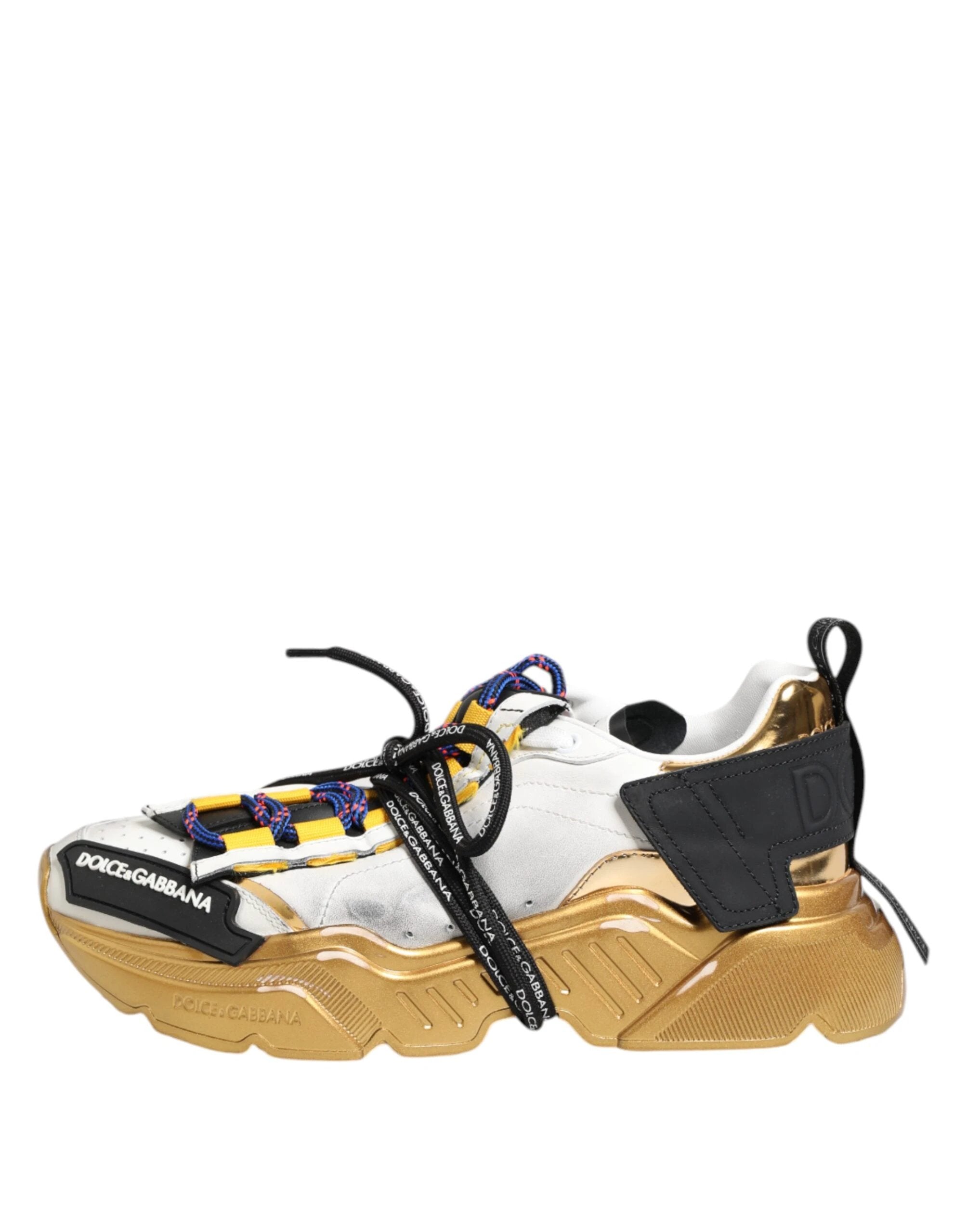 Dolce & Gabbana Multicolor Daymaster Low Top Sneakers Shoes by Dolce & Gabbana