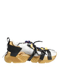Dolce & Gabbana Multicolor Daymaster Low Top Sneakers Shoes by Dolce & Gabbana
