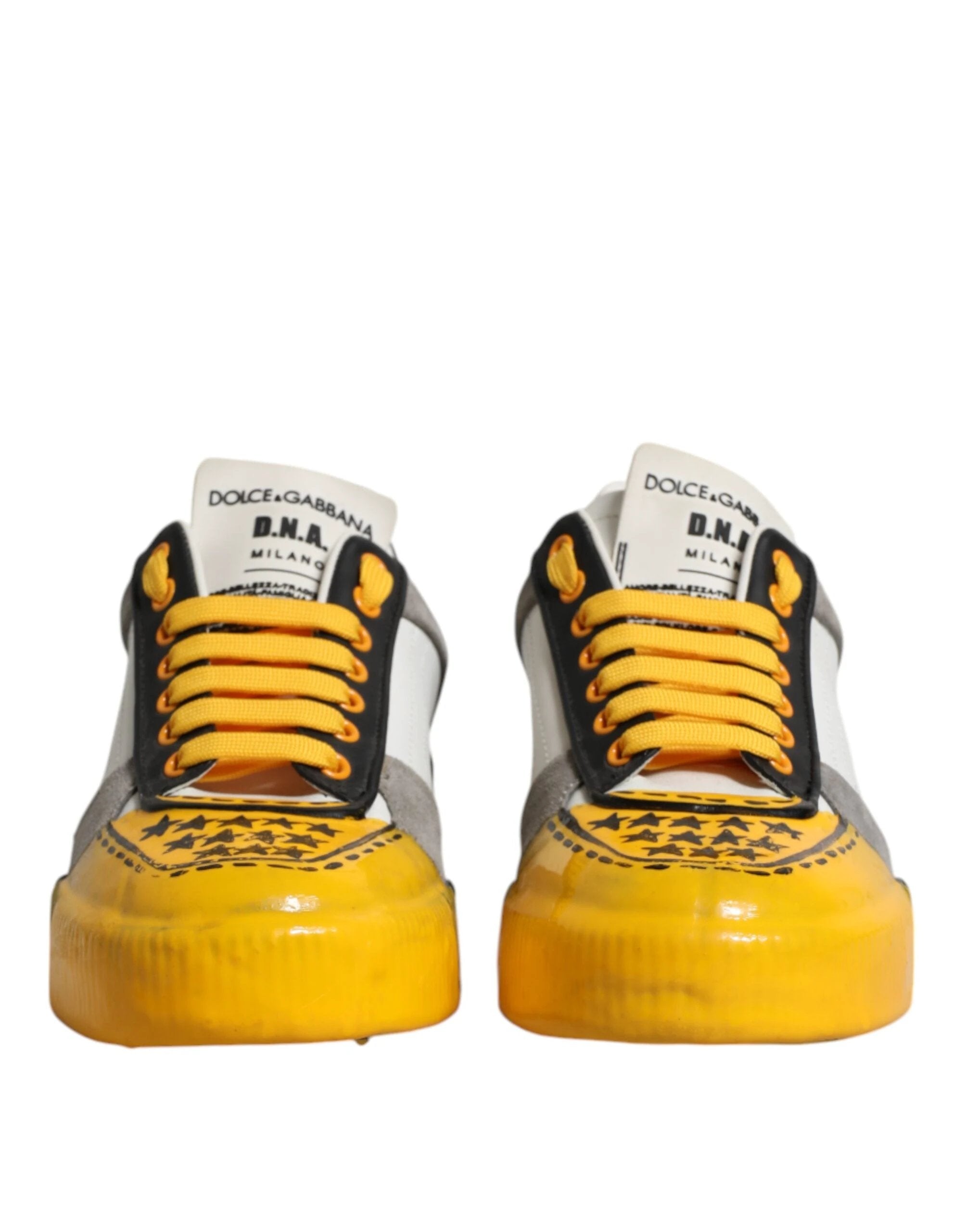 Dolce & Gabbana Multicolor MIAMI Low Top Sneakers Shoes by Dolce & Gabbana