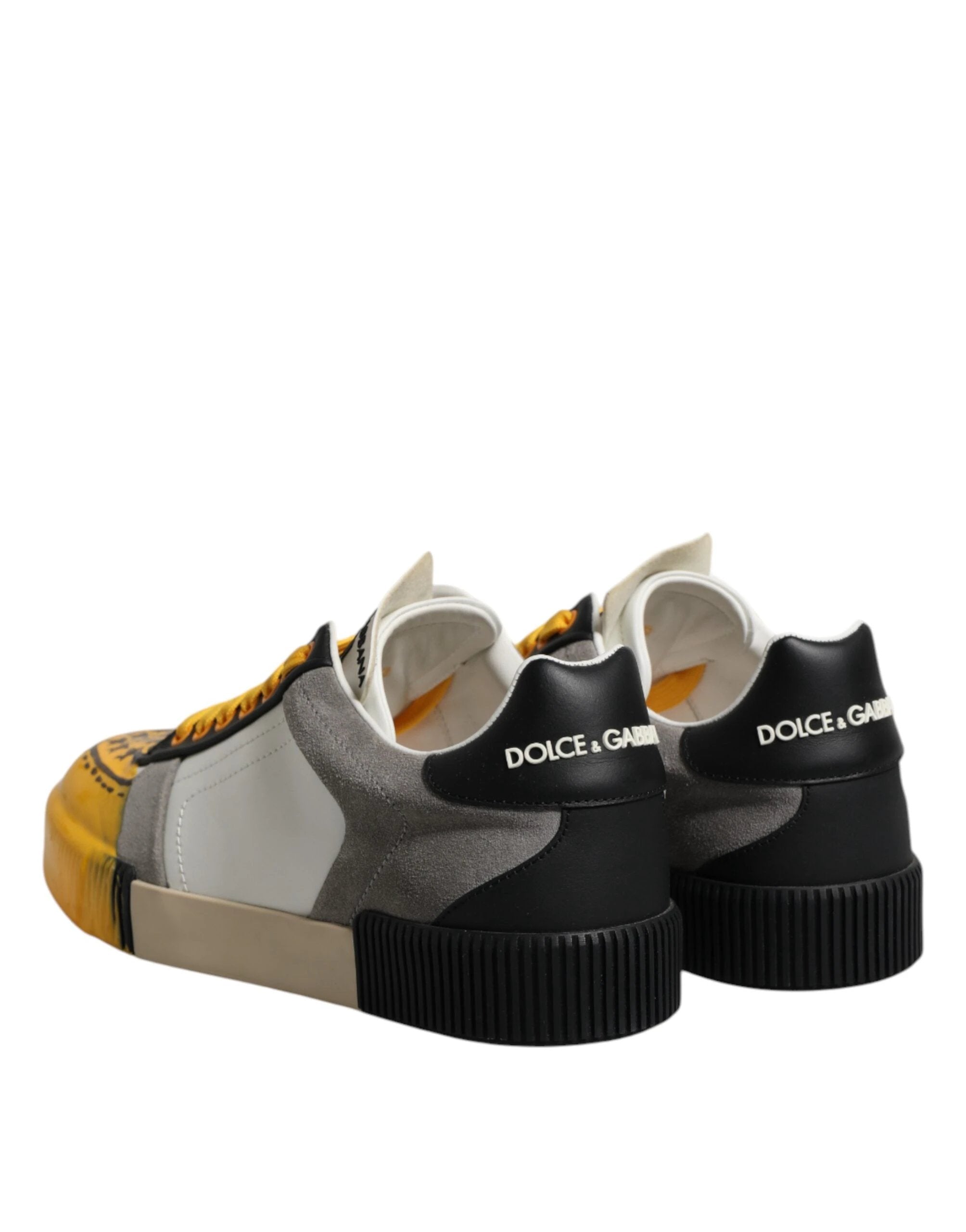 Dolce & Gabbana Multicolor MIAMI Low Top Sneakers Shoes by Dolce & Gabbana