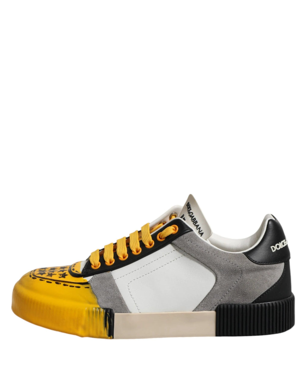 Dolce & Gabbana Multicolor MIAMI Low Top Sneakers Shoes by Dolce & Gabbana