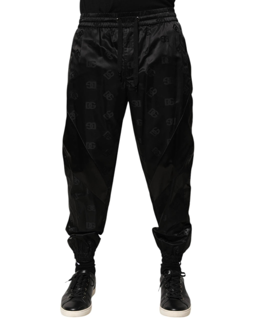 Dolce & Gabbana Black Logo DG Print Men Jogger Sweatpants Pants by Dolce & Gabbana