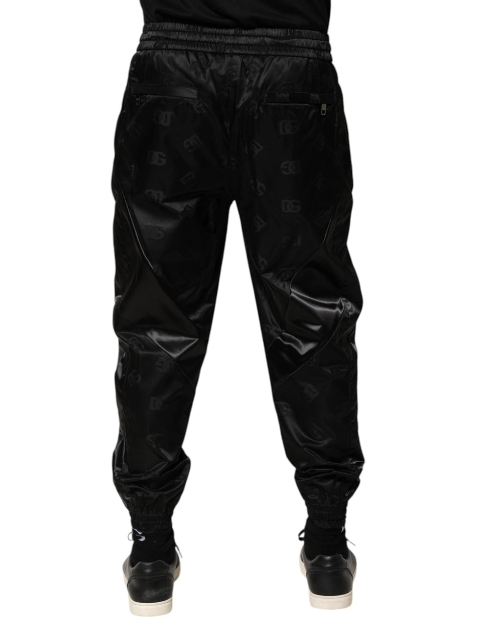 Dolce & Gabbana Black Logo DG Print Men Jogger Sweatpants Pants by Dolce & Gabbana