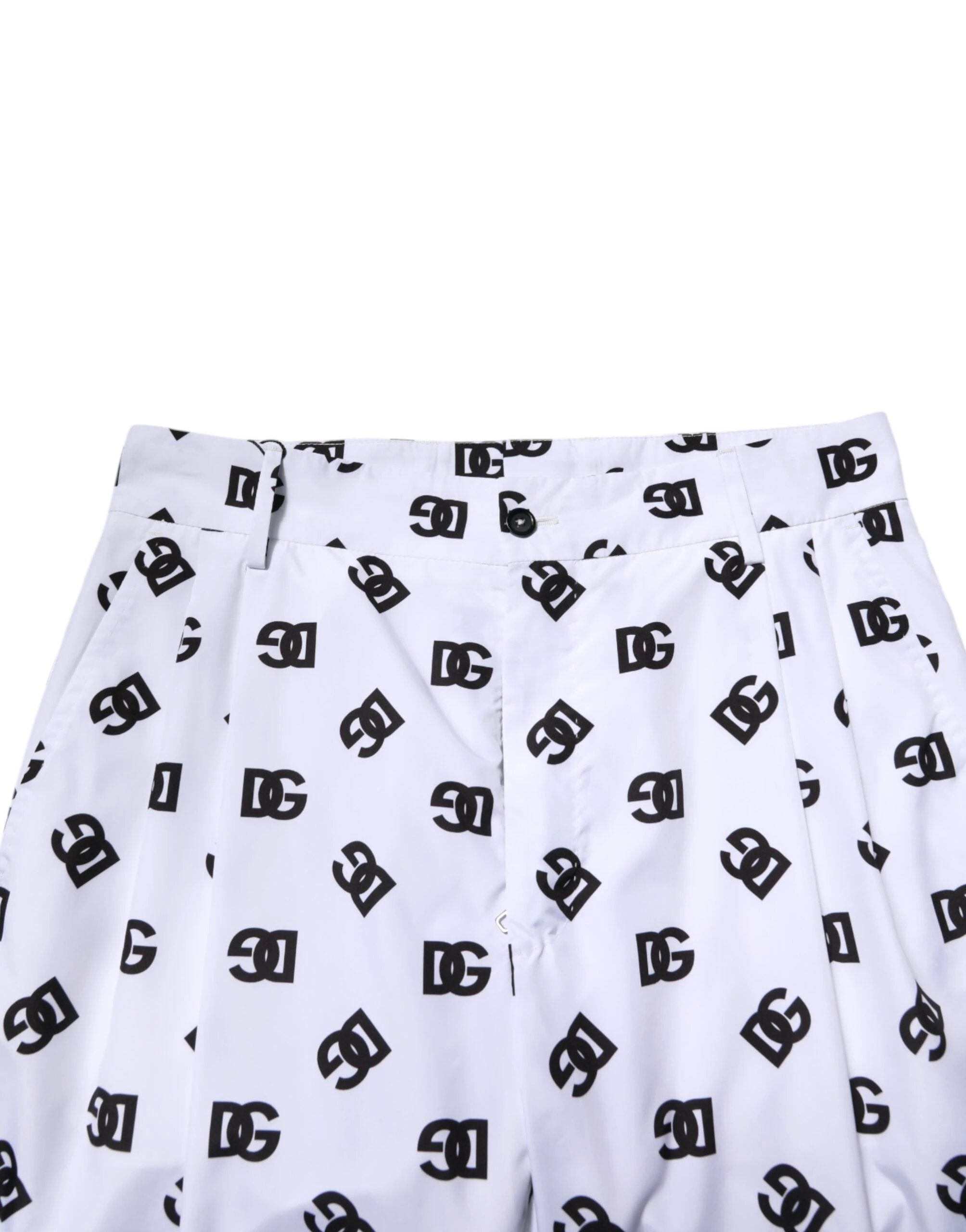 Dolce & Gabbana White Logo Cotton Skinny Denim Trouser Pants by Dolce & Gabbana