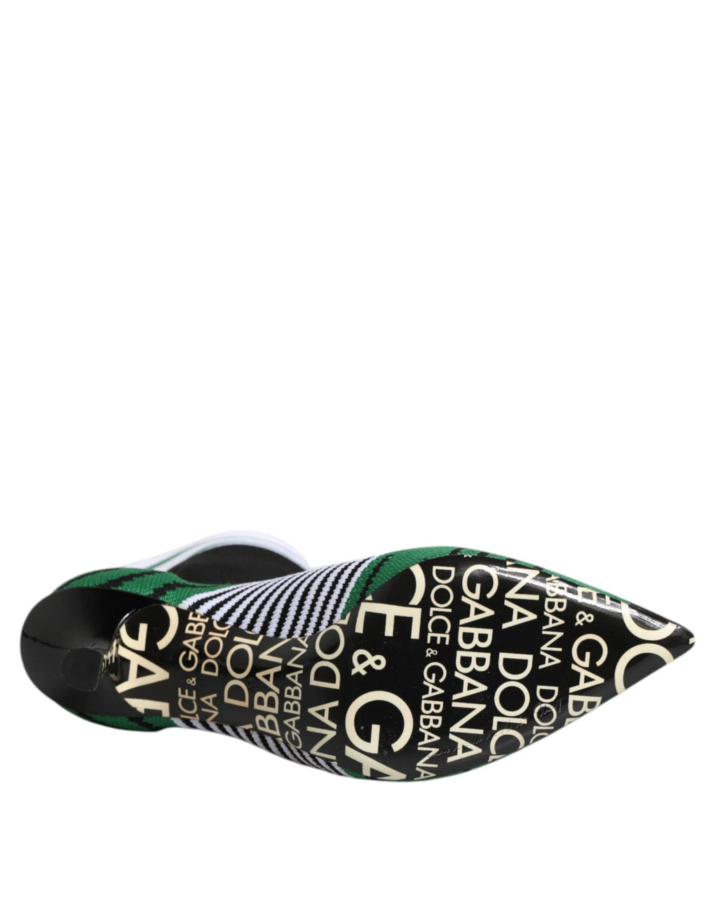 Dolce & Gabbana Green Stretch Sock Style Ankle Boots Shoes by Dolce & Gabbana