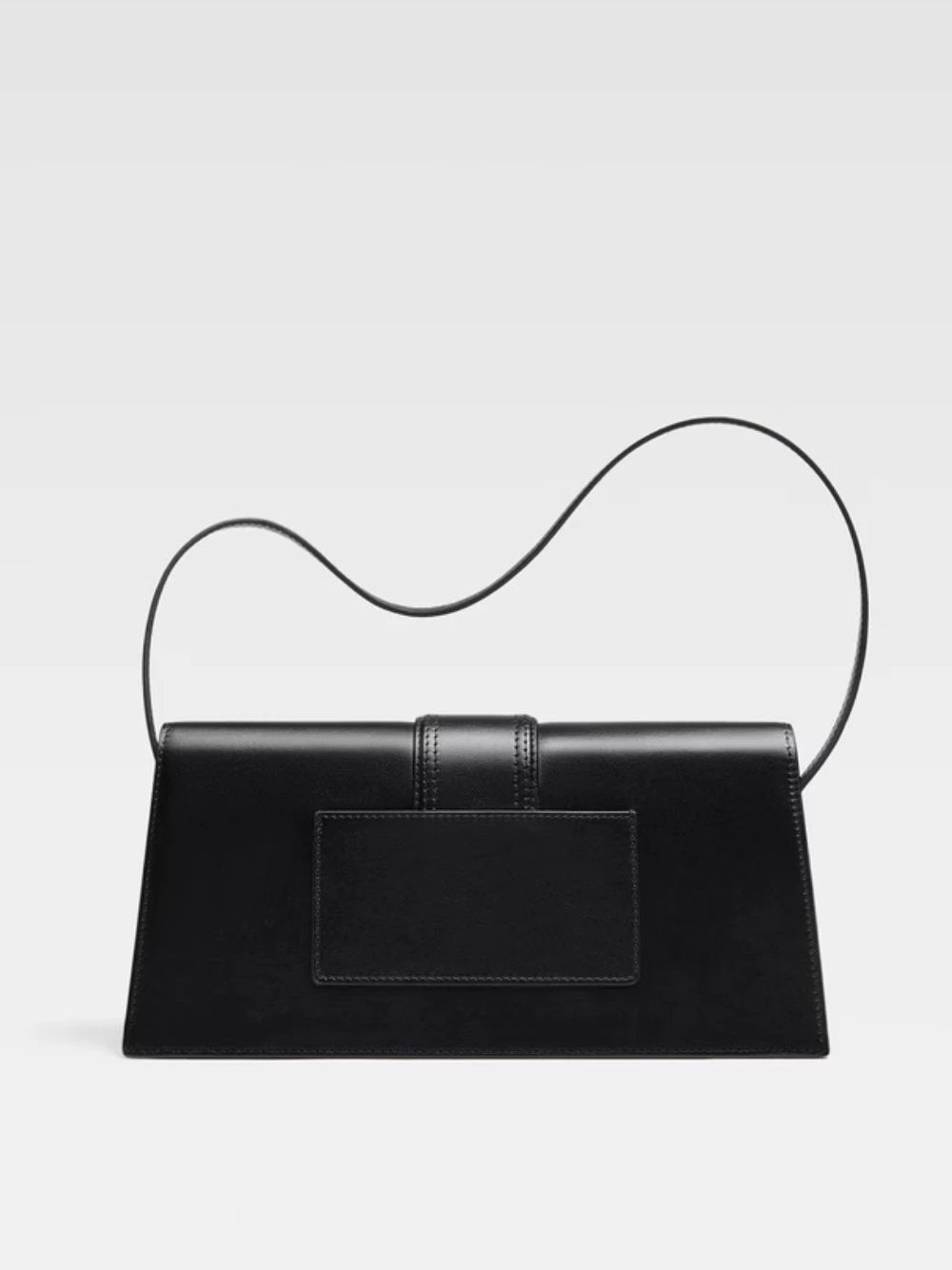 Jacquemus Black  leather Le Bambino Long bag