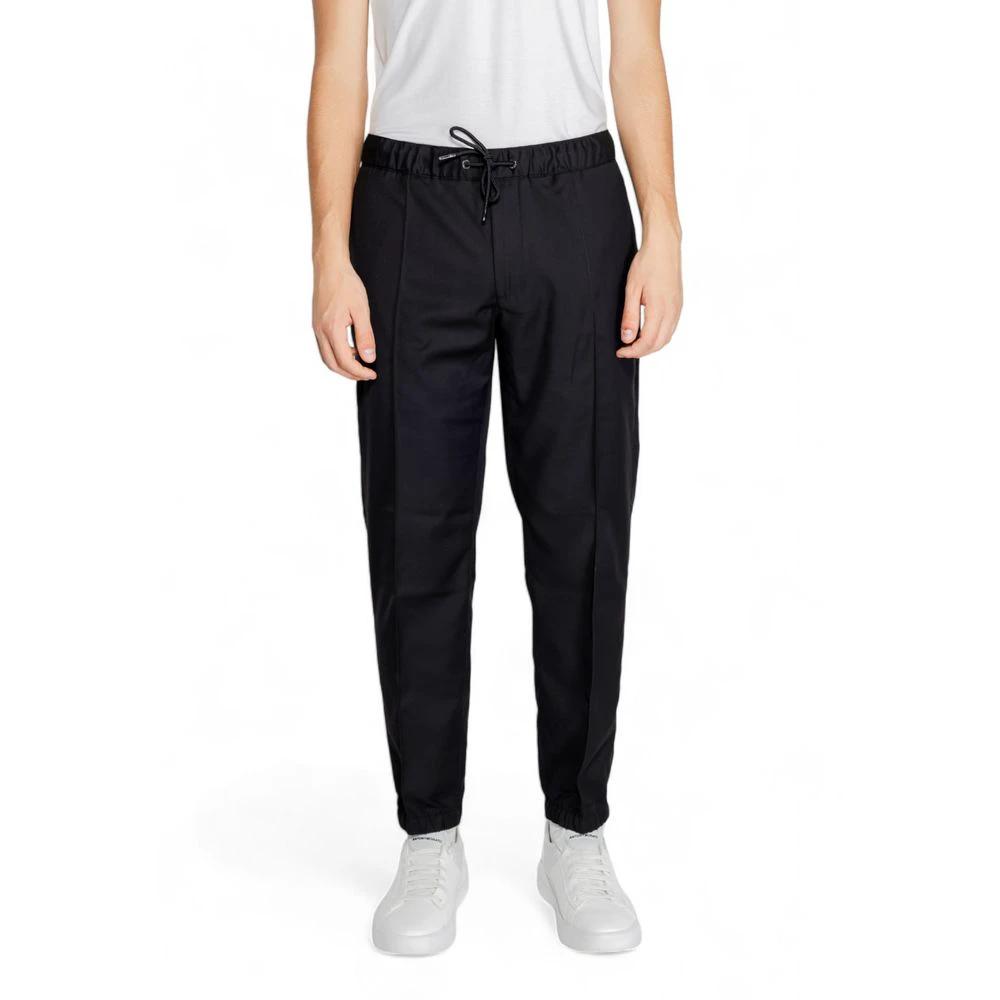 Armani Exchange Black Polyester Athletic Pants by Armani Exchange