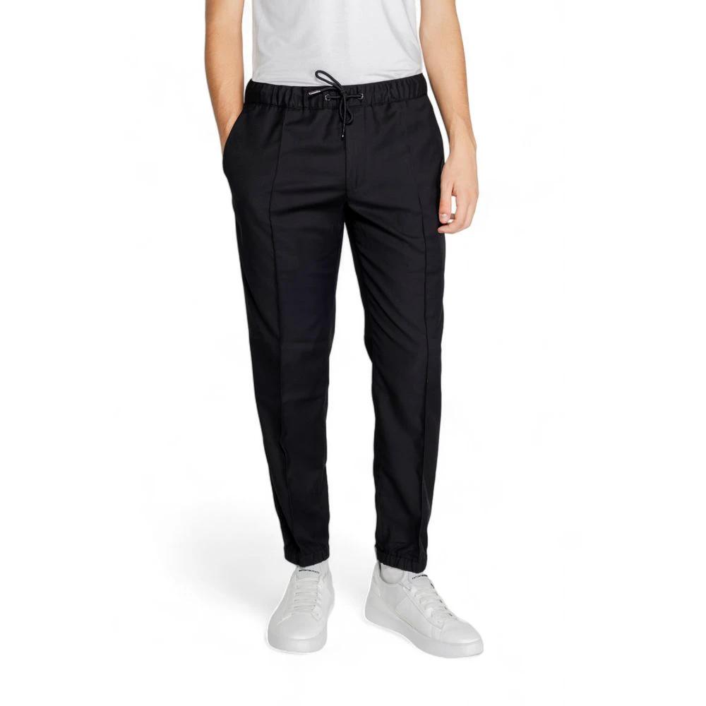Armani Exchange Black Polyester Athletic Pants by Armani Exchange