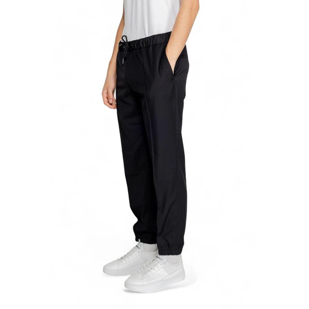 Armani Exchange Black Polyester Athletic Pants by Armani Exchange