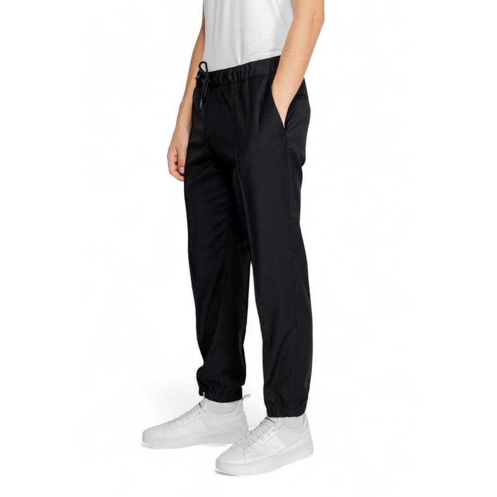 Armani Exchange Black Polyester Athletic Pants by Armani Exchange