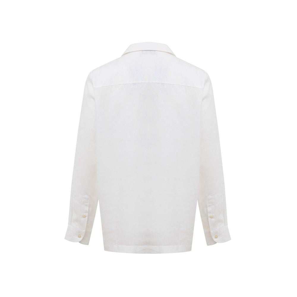Chemise en lin blanc Gran Sasso
