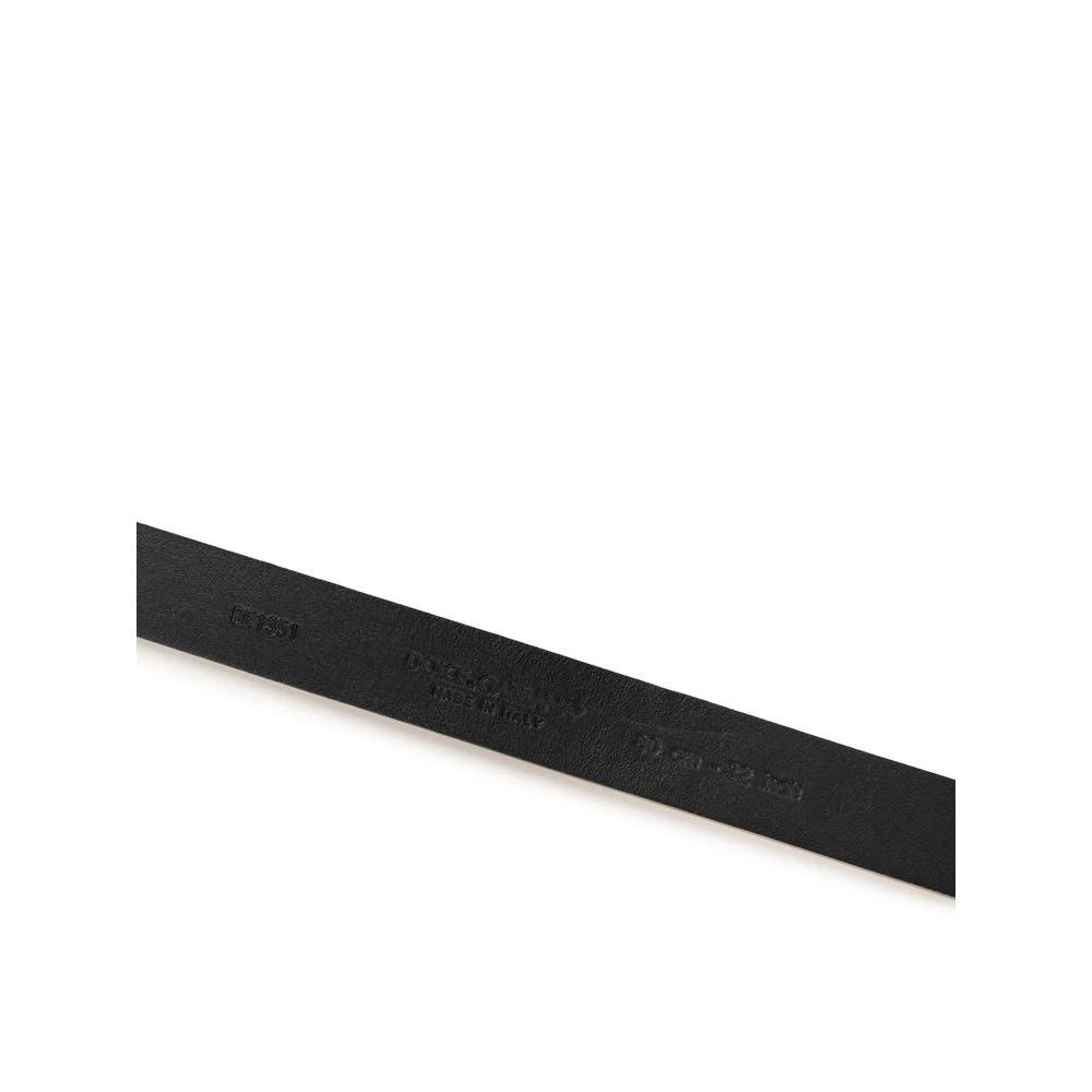 Dolce & Gabbana Gold Leather Regular Belt by Dolce & Gabbana