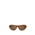 Lunettes de soleil Bottega Veneta en acétate marron