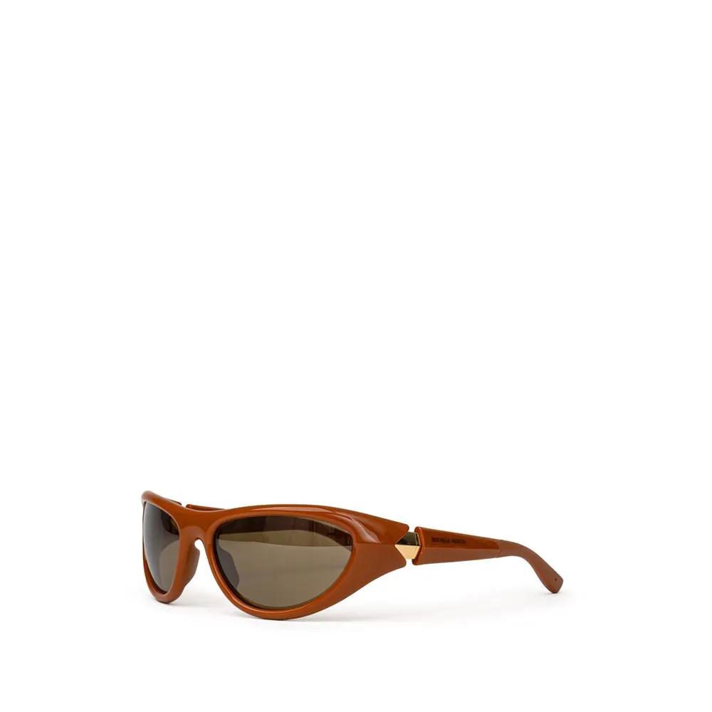 Lunettes de soleil Bottega Veneta en acétate marron