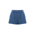 Short en laine et mohair bleu femme – Gucci short tailleur élégant