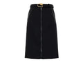 Gucci Black Wool Midi Skirt by Gucci