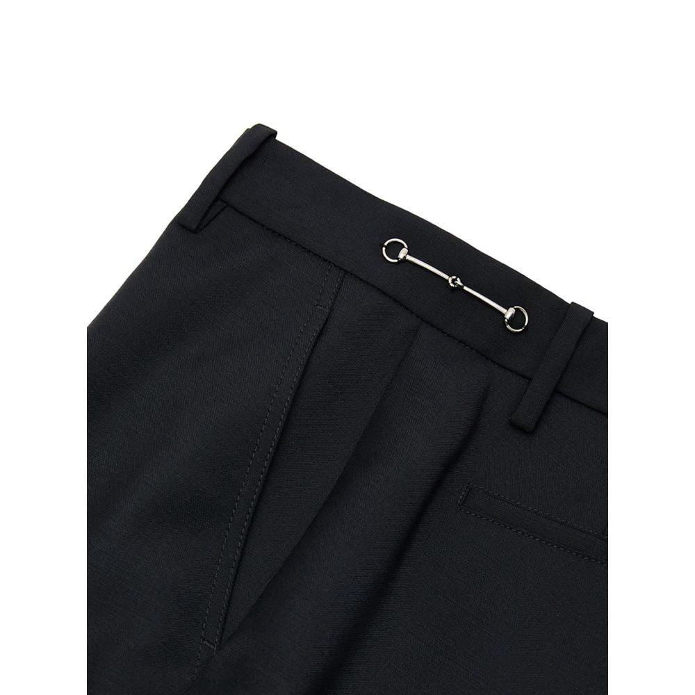 Gucci Black Wool Dress Pants by Gucci
