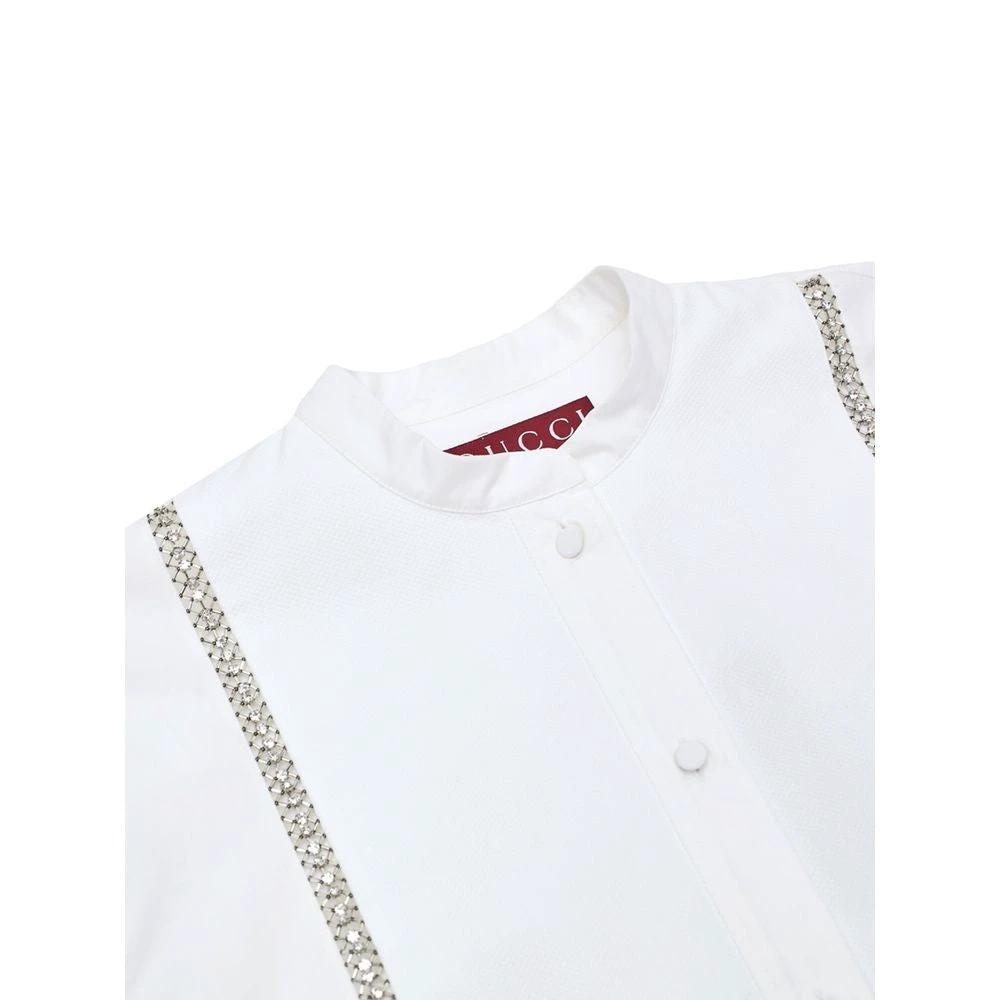 Gucci White Cotton Blouse by Gucci