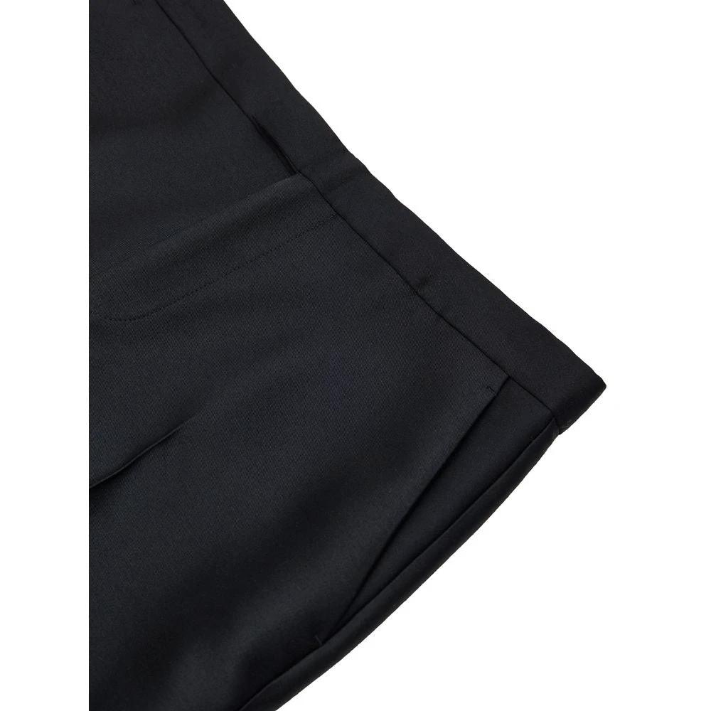 Gucci Black Cotton Casual Pants by Gucci