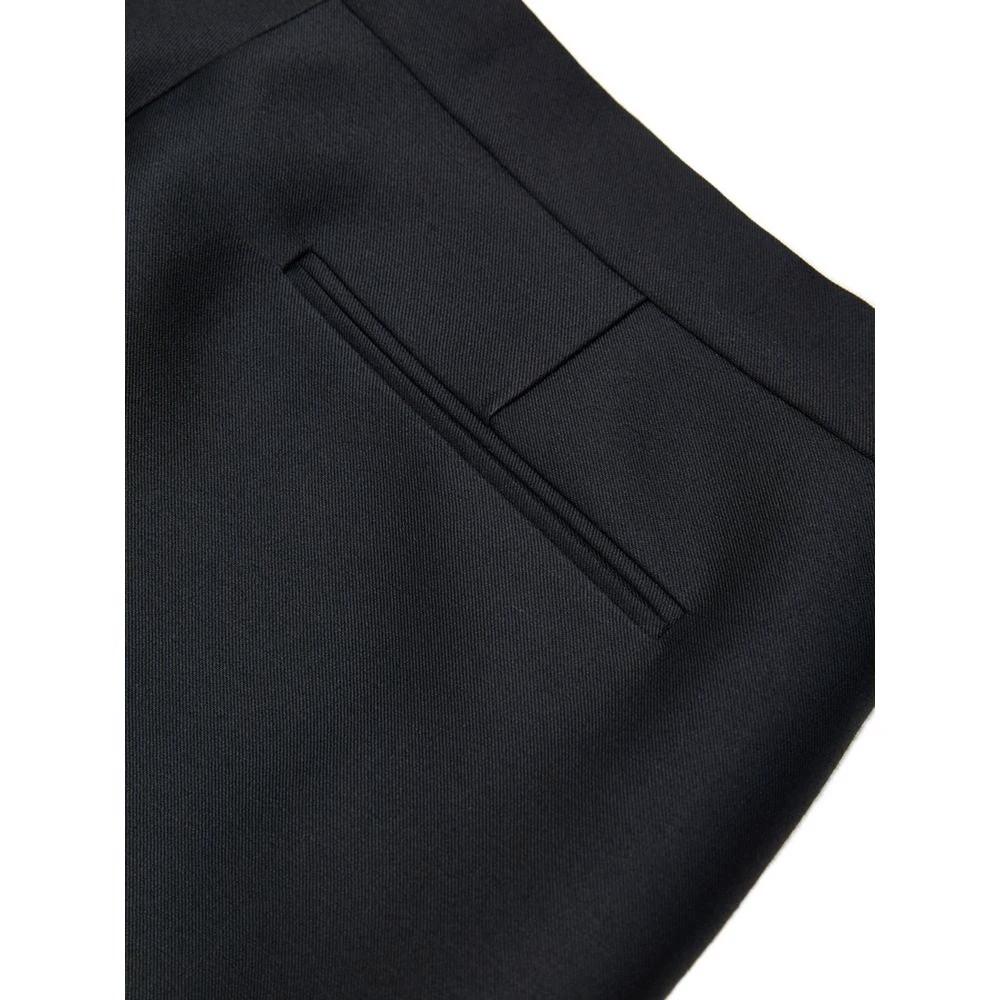 Gucci Black Cotton Casual Pants by Gucci