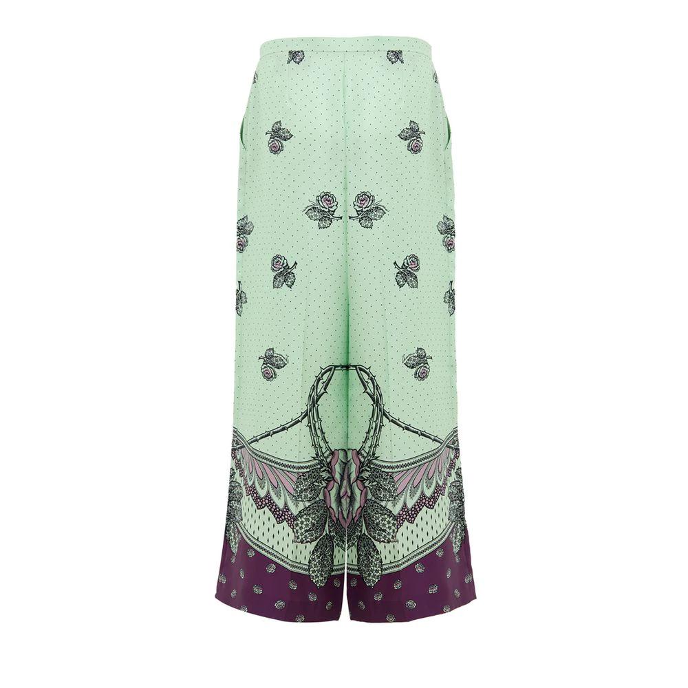Gucci Green Silk Casual Pants by Gucci