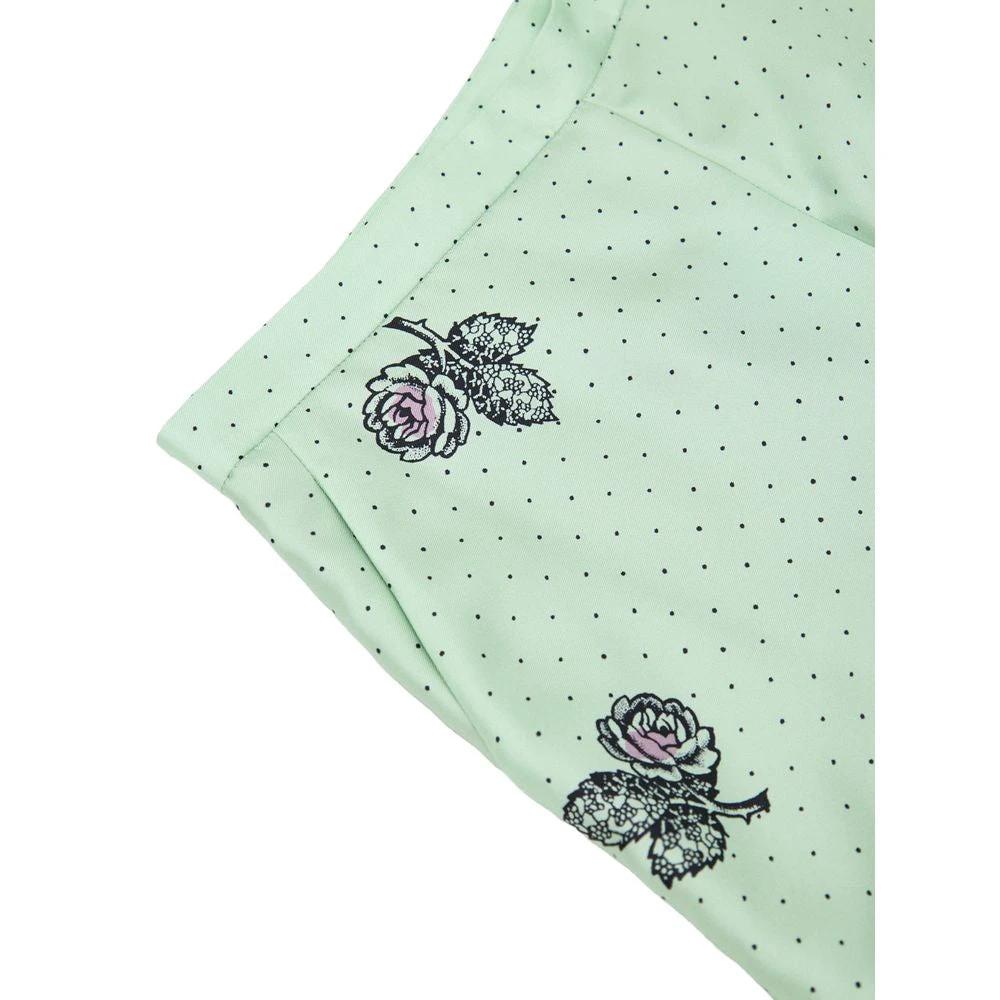 Gucci Green Silk Casual Pants by Gucci