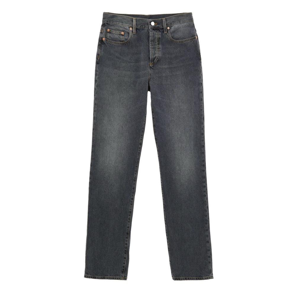 Jean Gucci gris en coton coupe décontractée