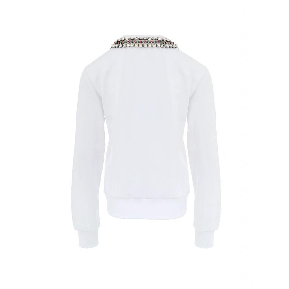 Gucci White Cotton Sweatshirt by Gucci