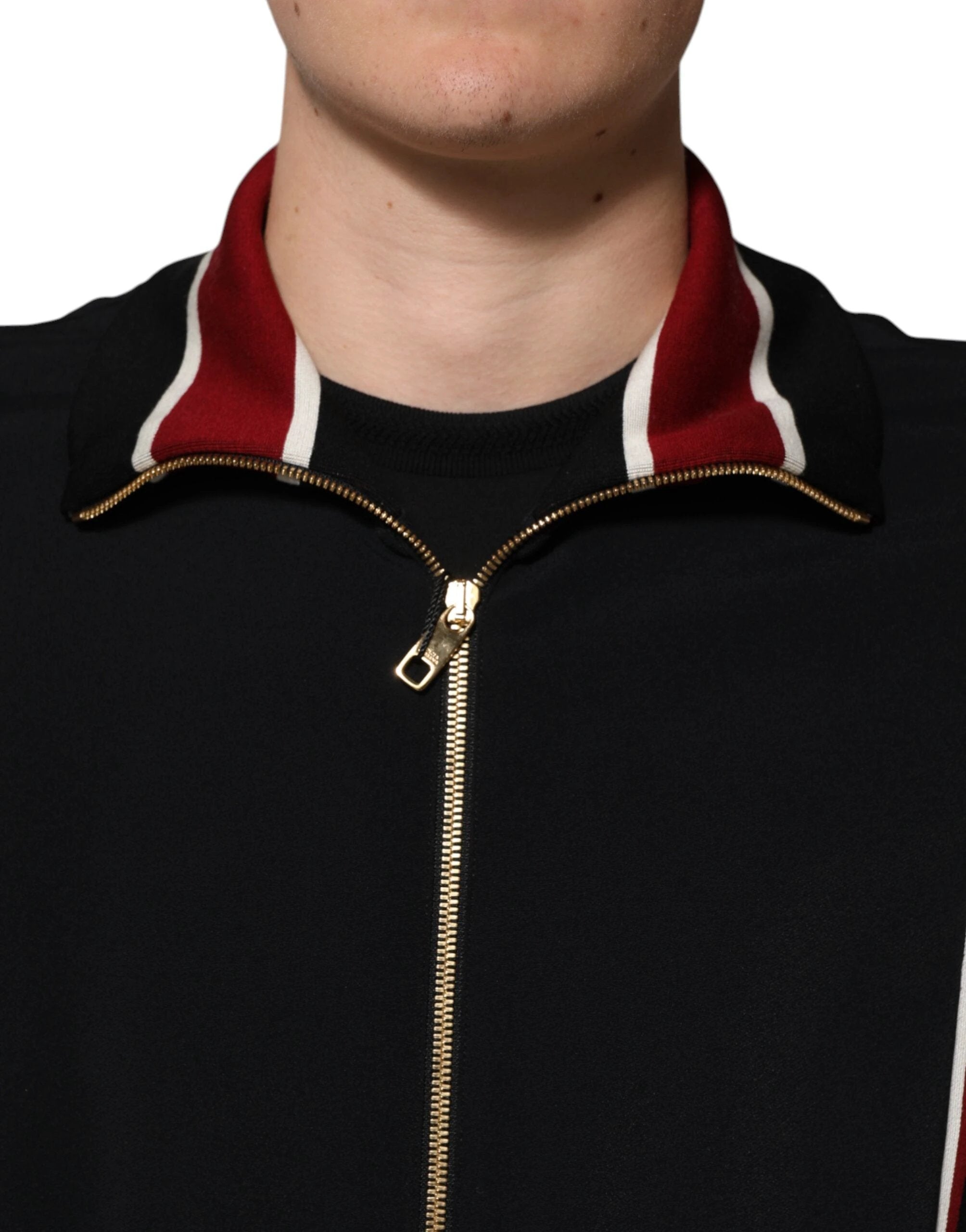 Dolce & Gabbana Black DG King Full Zip Sweatshirt Sweater by Dolce & Gabbana