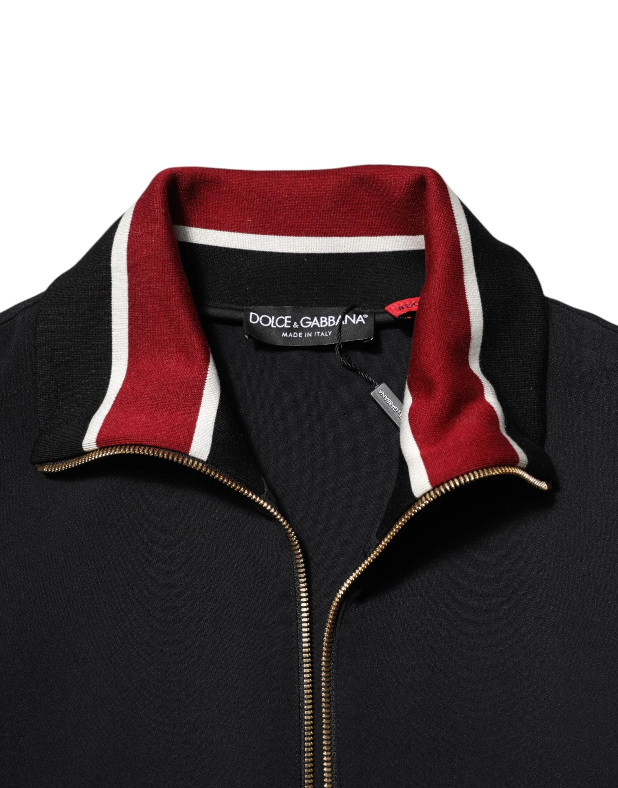 Dolce & Gabbana Black DG King Full Zip Sweatshirt Sweater by Dolce & Gabbana