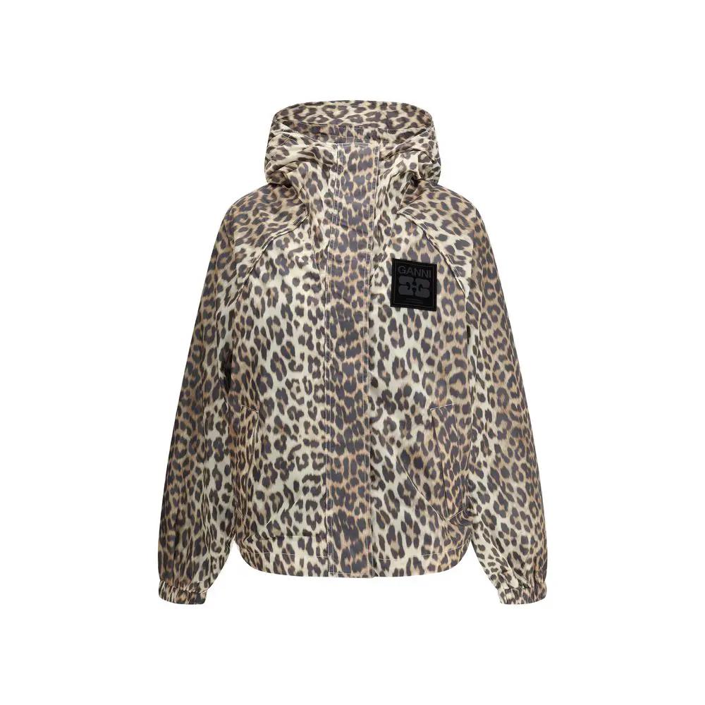 Imperméable Ganni en nylon multicolore