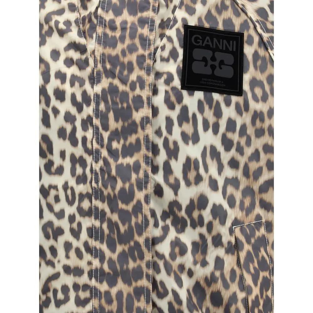 Imperméable Ganni en nylon multicolore