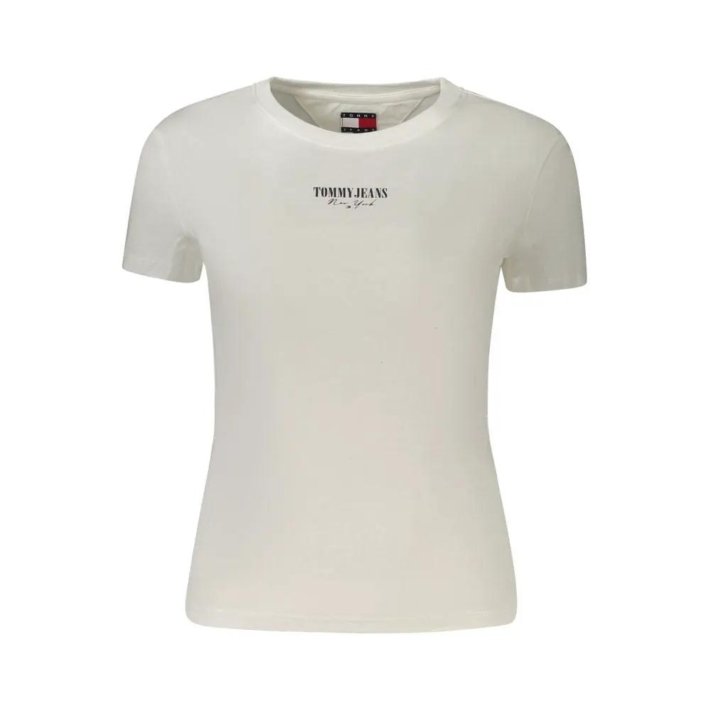 Tommy Hilfiger White Cotton Women T-Shirt