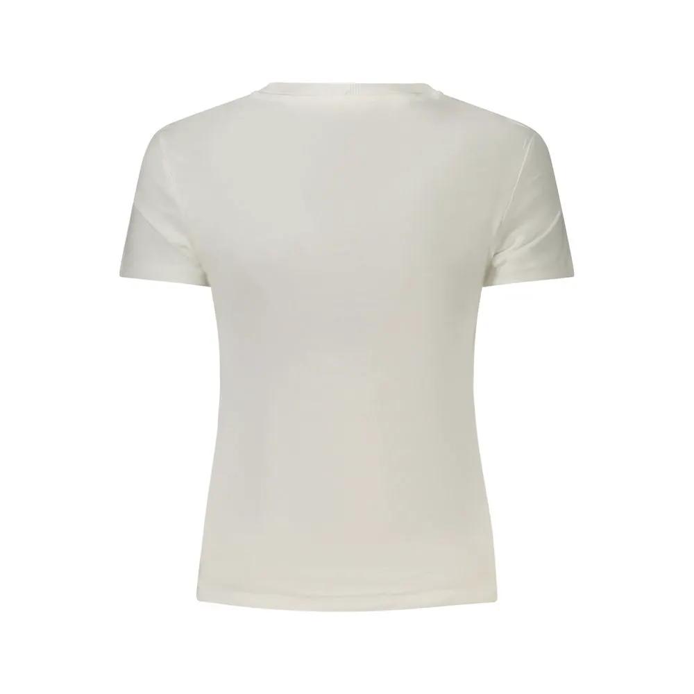 Tommy Hilfiger White Cotton Women T-Shirt
