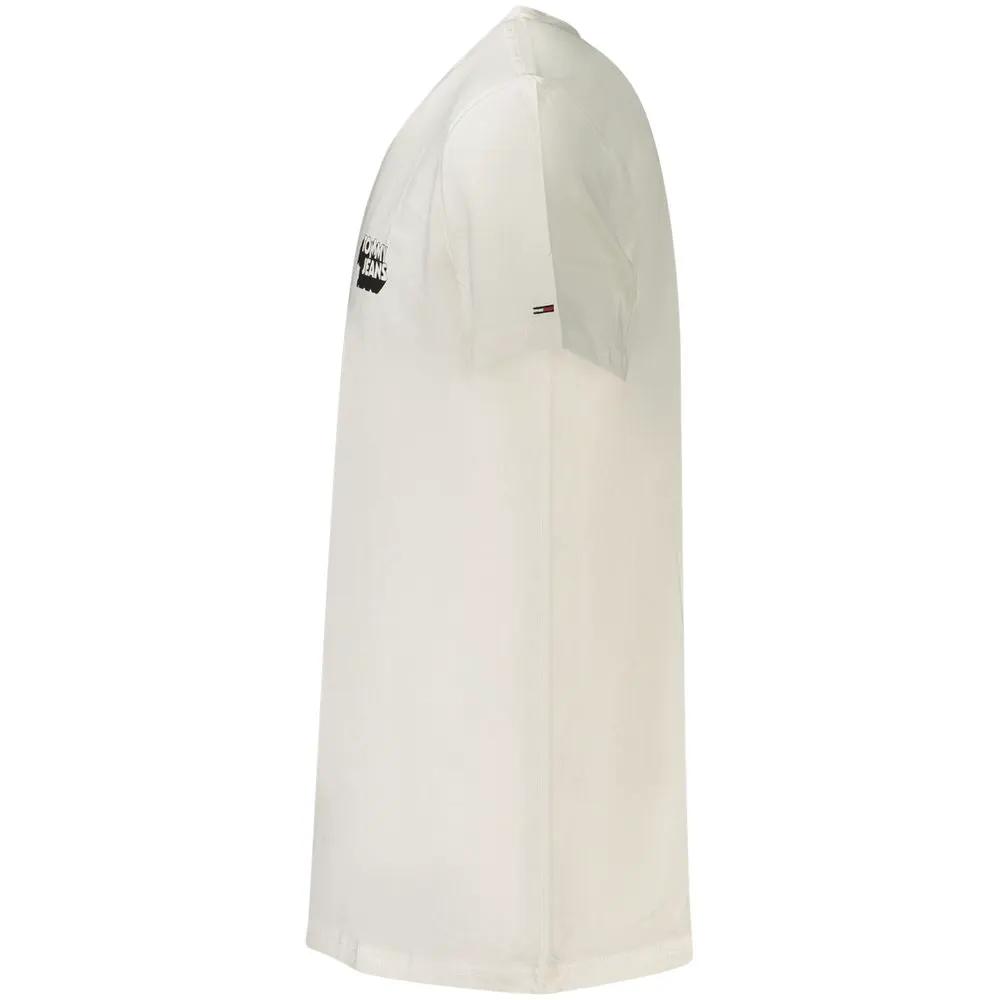 T-shirt homme Tommy Hilfiger Bianco en coton