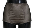 Dolce & Gabbana Bottoms Underwear Beige With Black Net by Dolce & Gabbana